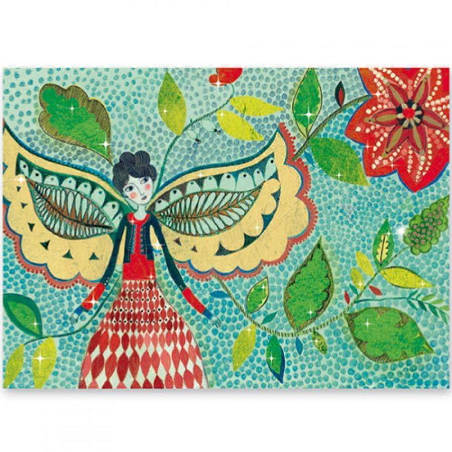 Ages 5+ Make amazing images with foil art Djeco Foil Art Fireflies Craft Kit Ages 5+ Make amazing images with foil art Djeco Foil Art Fireflies Craft Kit